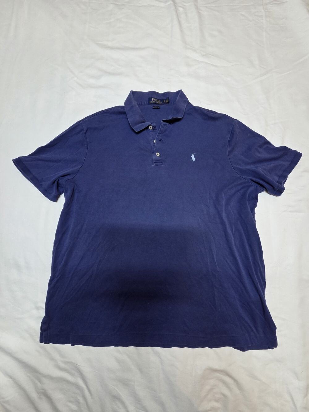 Polo Ralph Lauren Men's Short Sleeve Blue Polo Shirt Classic Fit XL